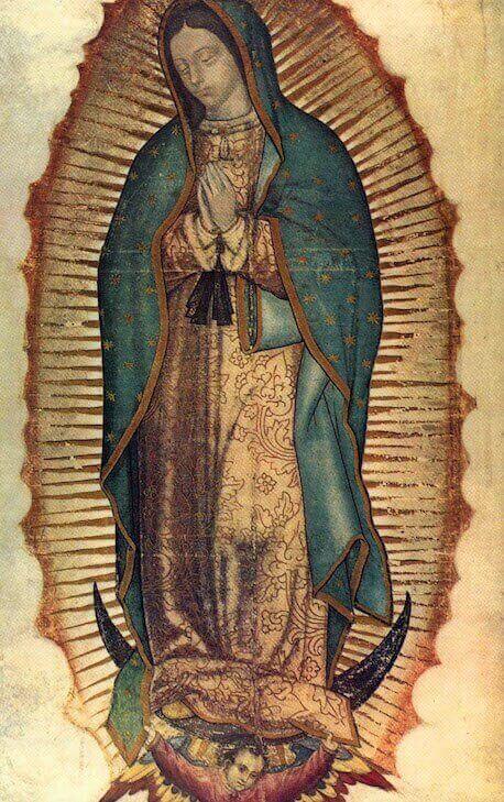 16th-century painting of Mary, called the Virgin of Guadalupe