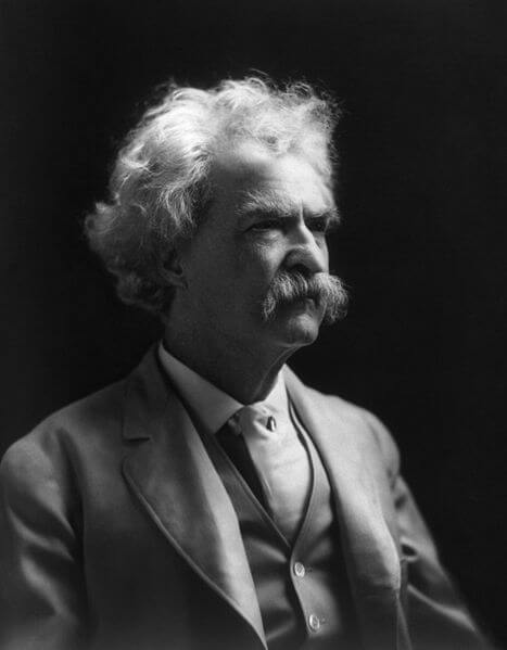 Samuel Clemens (a.k.a. Mark Twain) in 1909