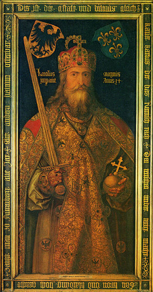 Depiction of Charlemagne by Dürer (1512)
