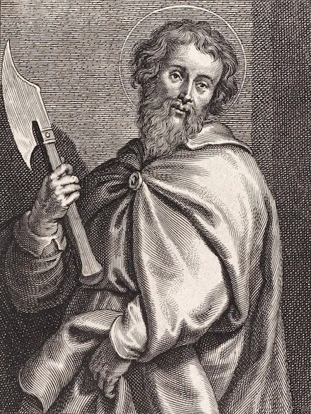 17th century depiction of Saint Matthias